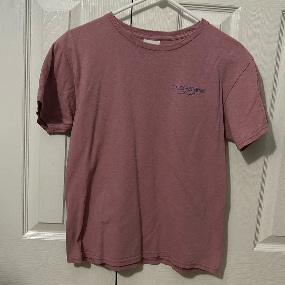 Coral Simply Southern t-shirt